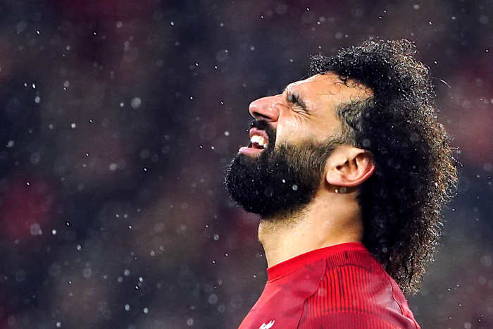 Mo Salah pictured during Liverpool's Premier League game against Newcastle in January 2024